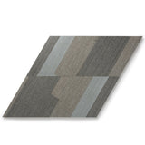 Lucida USA Sahara Braid Gray Patterned Look 28-mil x 10-in W x 16-in L Waterproof Glue Down Luxury Vinyl Tile Flooring (15.15-sq ft/ Carton)