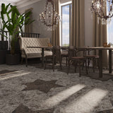 Lucida USA Celestial Stone Gray Stone Look 28-mil x 10-in W x 16-in L Waterproof Glue Down Luxury Vinyl Tile Flooring (15.15-sq ft/ Carton)