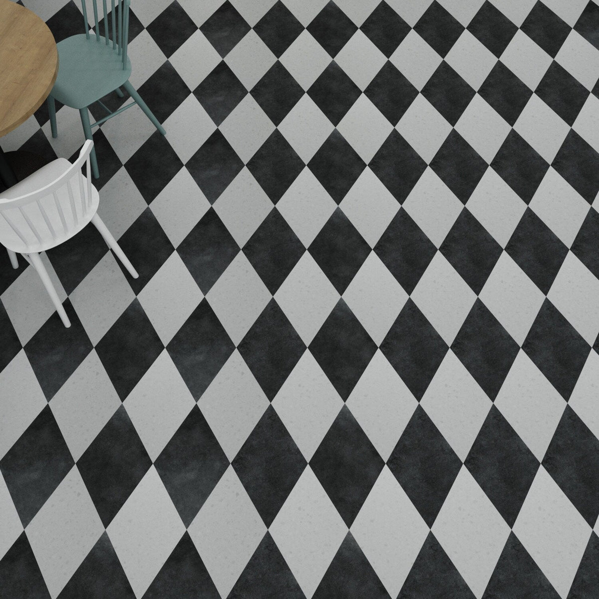 Lucida USA Ink Gray Stone Look 28-mil x 10-in W x 16-in L Waterproof Glue Down Luxury Vinyl Tile Flooring (15.15-sq ft/ Carton)