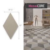Lucida USA Moody Sky Blue Stone Look 28-mil x 10-in W x 16-in L Waterproof Glue Down Luxury Vinyl Tile Flooring (15.15-sq ft/ Carton)