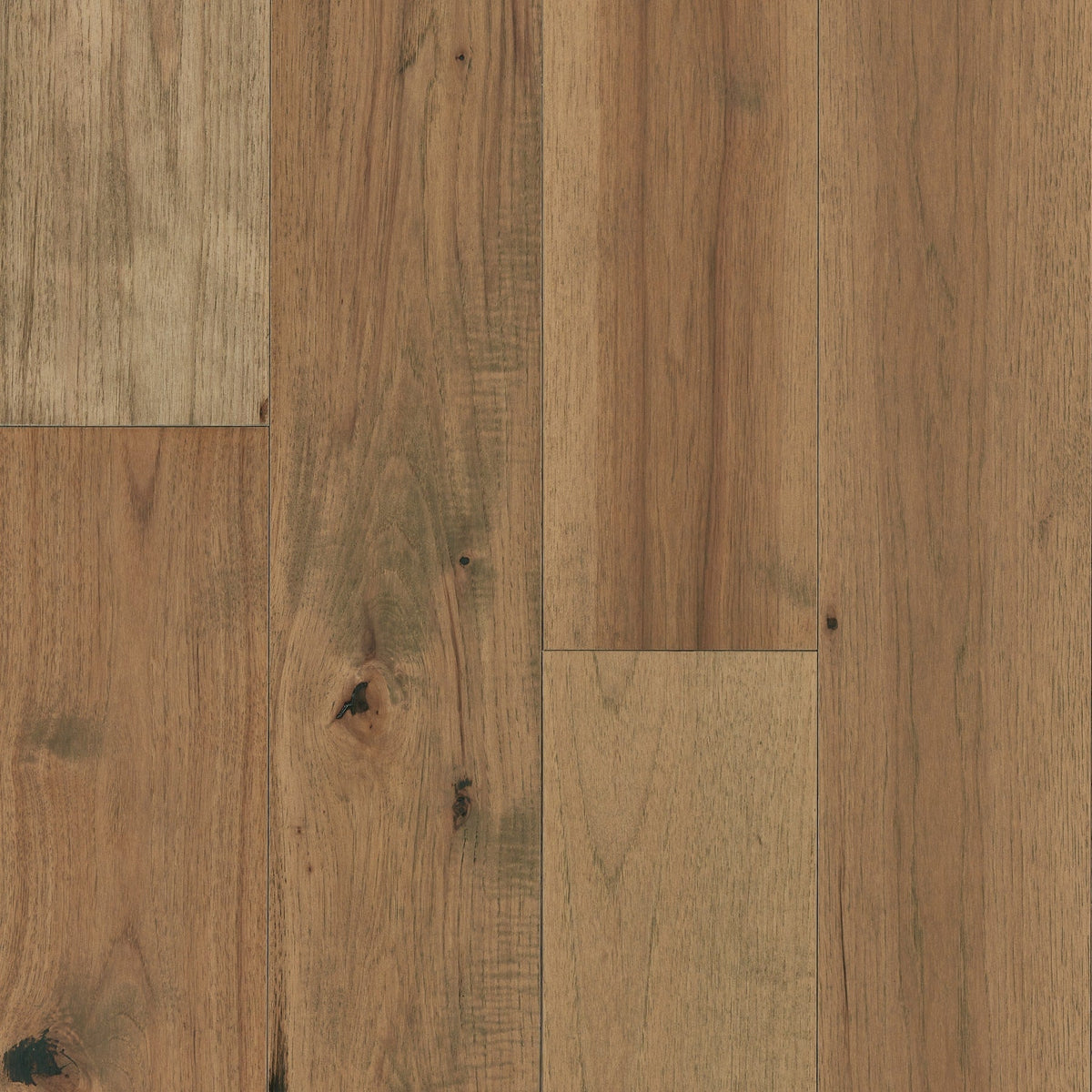 Bruce America's Best Choice Hill Farm Hickory 7-in W x 3/8-in T x Varying Length Smooth/Traditional Engineered Hardwood Flooring (32.63-sq ft / Carton)