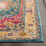Safavieh Madison Pietra 5 x 8 Blue/Multi Indoor Floral/Botanical Oriental Area Rug
