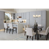 Progress Lighting League 5-Light Brushed Nickel Farmhouse Chandelier