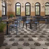 Lucida USA Bone Quartz Gray Stone Look 28-mil x 9-in W x 10-in L Waterproof Glue Down Luxury Vinyl Tile Flooring (12.25-sq ft/ Carton)