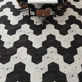 Lucida USA Bone Quartz Gray Stone Look 28-mil x 9-in W x 10-in L Waterproof Glue Down Luxury Vinyl Tile Flooring (12.25-sq ft/ Carton)