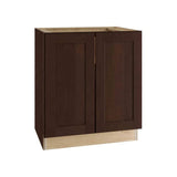 Home Decorators Collection Newport 24 in. W x 24 in. D x 34.5 in. H Assembled Plywood Full Height Door Base Kitchen Cabinet in Manganite