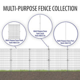 YARDLINK 1-1/2-in W Powder-coated Galvanized Steel Flat-top No Dig Garden Fence Post