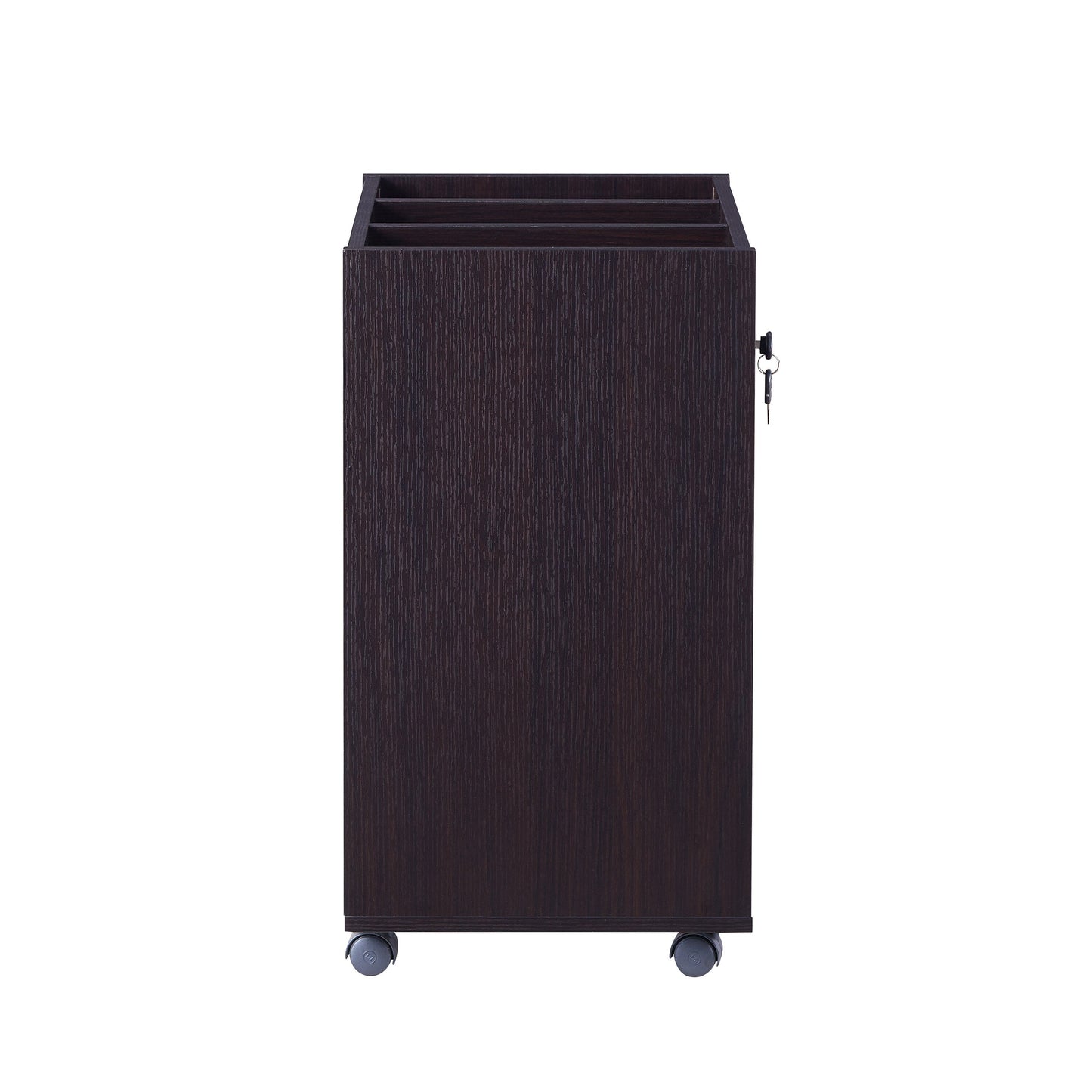 Furniture of America Dori Cappuccino 3-Drawer 20-in File Cabinet