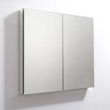 Fresca 40-in x 36-in Surface/Recessed Mount Mirror Medicine Cabinet