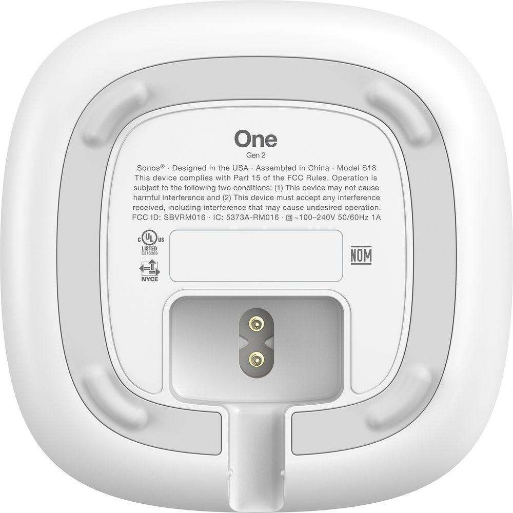 One Gen 2 White Smart Speaker with Voice Control - Super Arbor