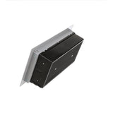 16 in. x 8 in. Automatic Foundation Vent in Gray (Carton of 10) - Super Arbor