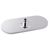 1-Spray 15 in. Single Wall Mount Fixed Rain Shower Head in Chrome - Super Arbor