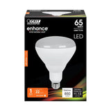 Feit Electric 65-Watt Equivalent BR40 Dimmable CEC Title 24 Compliant LED Light Bulb Soft White (12-Pack)
