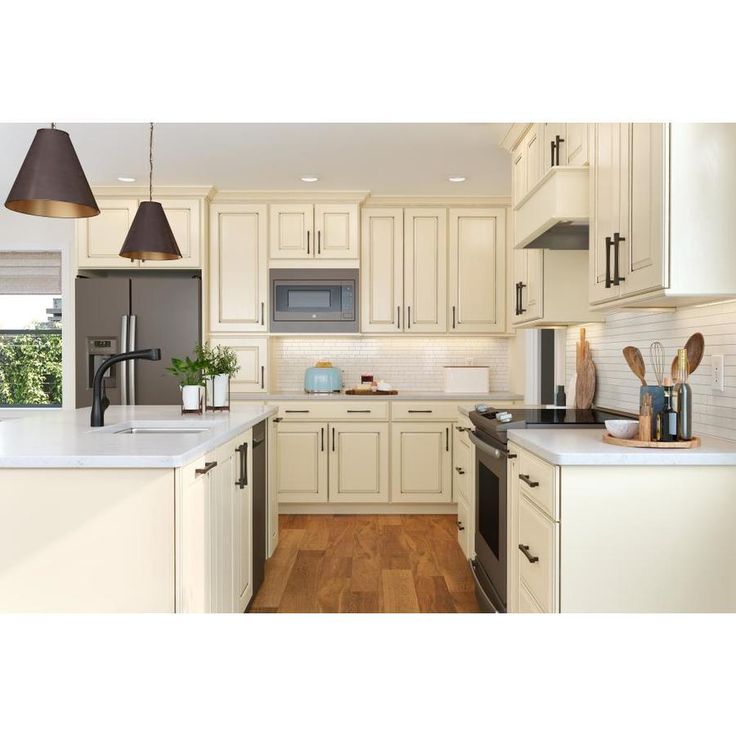allen + roth Annscroft 27-in W x 34.5-in H x 24-in D Hazelnut Maple Sink Base Semi-Custom Cabinet