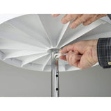 Rev-A-Shelf 24 in White Polymer Kidney Lazy Susans 2-Shelf