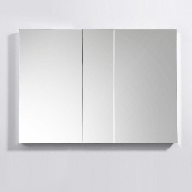 49 in. W x 36 in. H x 5 in. D Frameless Recessed or Surface-Mounted Bathroom Medicine Cabinet