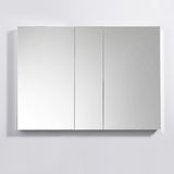 49 in. W x 36 in. H x 5 in. D Frameless Recessed or Surface-Mounted Bathroom Medicine Cabinet