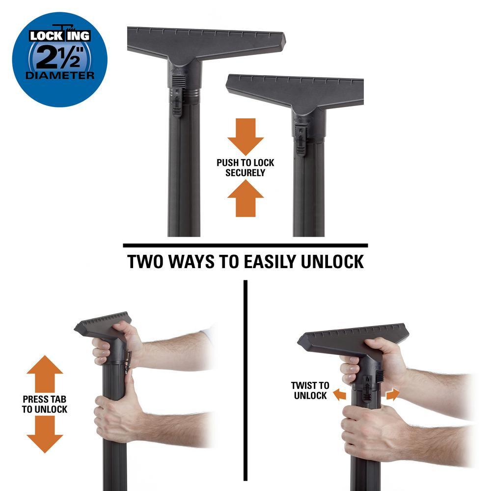 2-1/2 in. Locking Accessory Wet Nozzle for Wet/Dry Vacs - Super Arbor