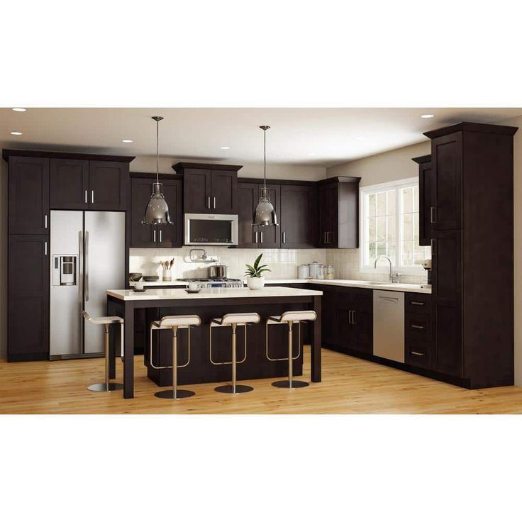 Home Decorators Collection Newport 12 in. W x 24 in. D x 34.5 in. H Assembled Plywood Base Kitchen Cabinet in Manganite with 1ROT Soft Close RH