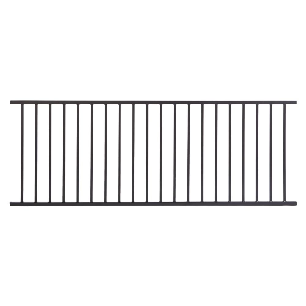 Fortress Building Products 48-ft x 34-in Black Sand Aluminum Deck Rail Kit