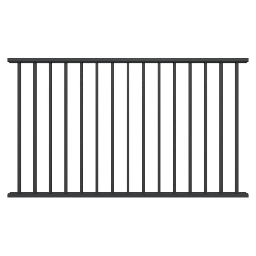 Fortress Building Products 36-ft x 40-in Black Sand Aluminum Deck Rail Kit