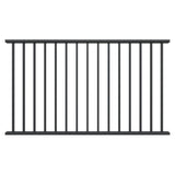 Fortress Building Products 36-ft x 40-in Black Sand Aluminum Deck Rail Kit