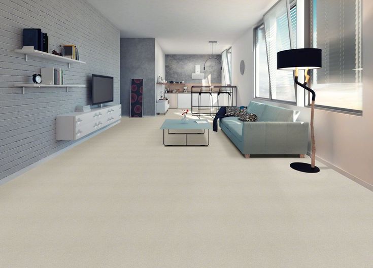 STAINMASTER Essentials Blue Diamonds II 12-ft Minimalist Textured Carpet (Indoor)