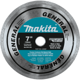 Makita 7 in. Continuous Rim Diamond Blade – General Purpose (A-95087)