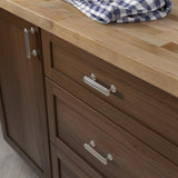 Harmon 3 in. (76mm) Center-to-Center Satin Nickel Drawer Pull - Super Arbor