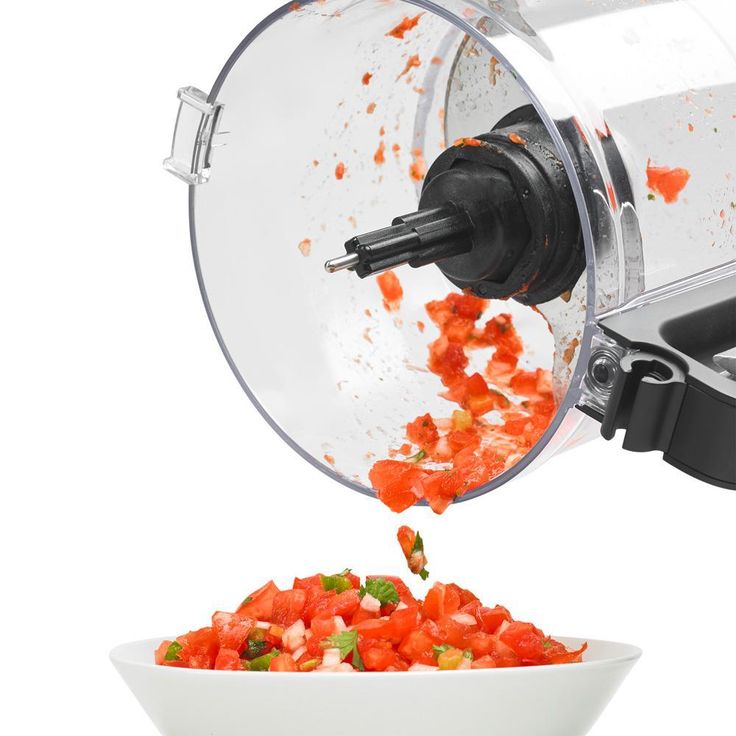 7-Cup 3-Speed Contour Silver Food Processor with Locking Lid