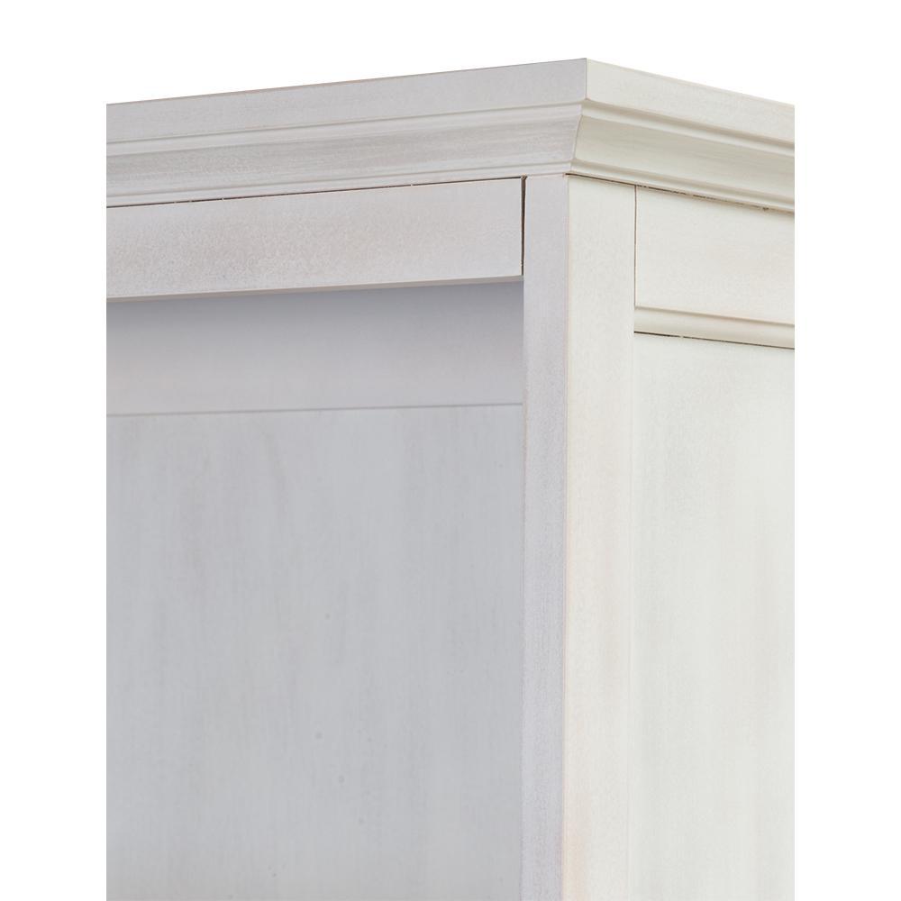 Chennai 25 in. W Linen Cabinet in White Wash - Super Arbor