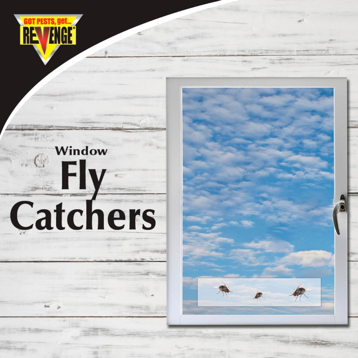 Bonide Revenge Window Fly Catchers, 4-Pack