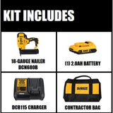 20-Volt Max Lithium-Ion 18-Gauge Cordless Brad Nailer Kit - Super Arbor