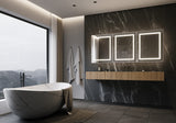PARIS MIRROR Harmony Cabinet 72-in x 30-in Lighted LED Surface Mount 6000K Mirrored Soft Close Medicine Cabinet
