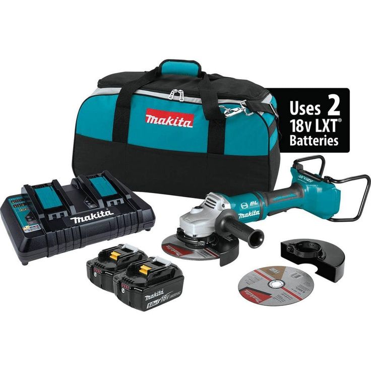18-Volt 5.0Ah X2 LXT Lithium-Ion (36-Volt) Brushless Angle Grinder Kit