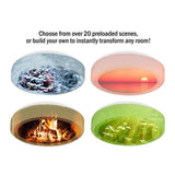 14 in. Voice Controlled Colors White Smart LED Flush Mount - Super Arbor