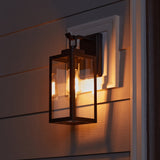 Quoizel Breitling 13.5-in H Matte Black Medium Base (E-26) Outdoor Wall Light