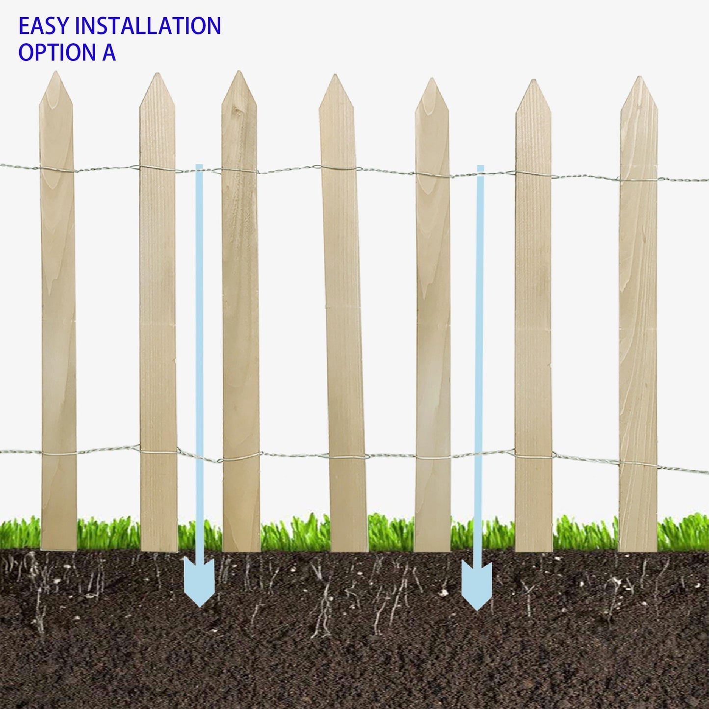 Cedar Brown Woven Wire Rolled Fencing - 15ft x 2ft