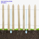 Cedar Brown Woven Wire Rolled Fencing - 15ft x 2ft