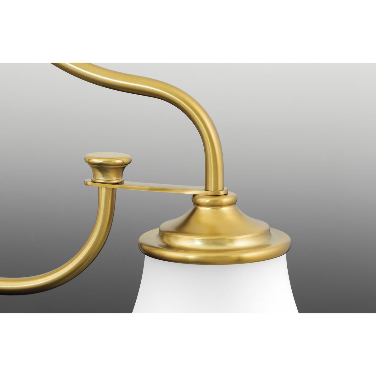 Progress Lighting Tinsley 3-Light Brushed Gold Traditional Chandelier