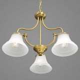 Progress Lighting Tinsley 3-Light Brushed Gold Traditional Chandelier