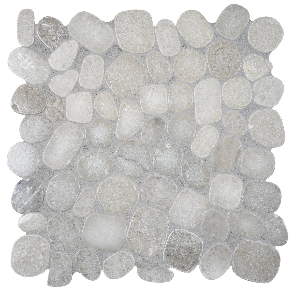 Satori Shoreside Mist 12-in x 12-in Honed Natural Stone Look Mosaic Floor and Wall Tile (1-sq. ft/ Piece)