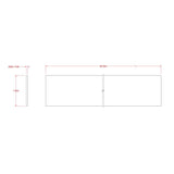 Boltmaster 0.0625 in x 1.5 in x 4 ft Weldable Aluminum Flat Bar, 1 Pack