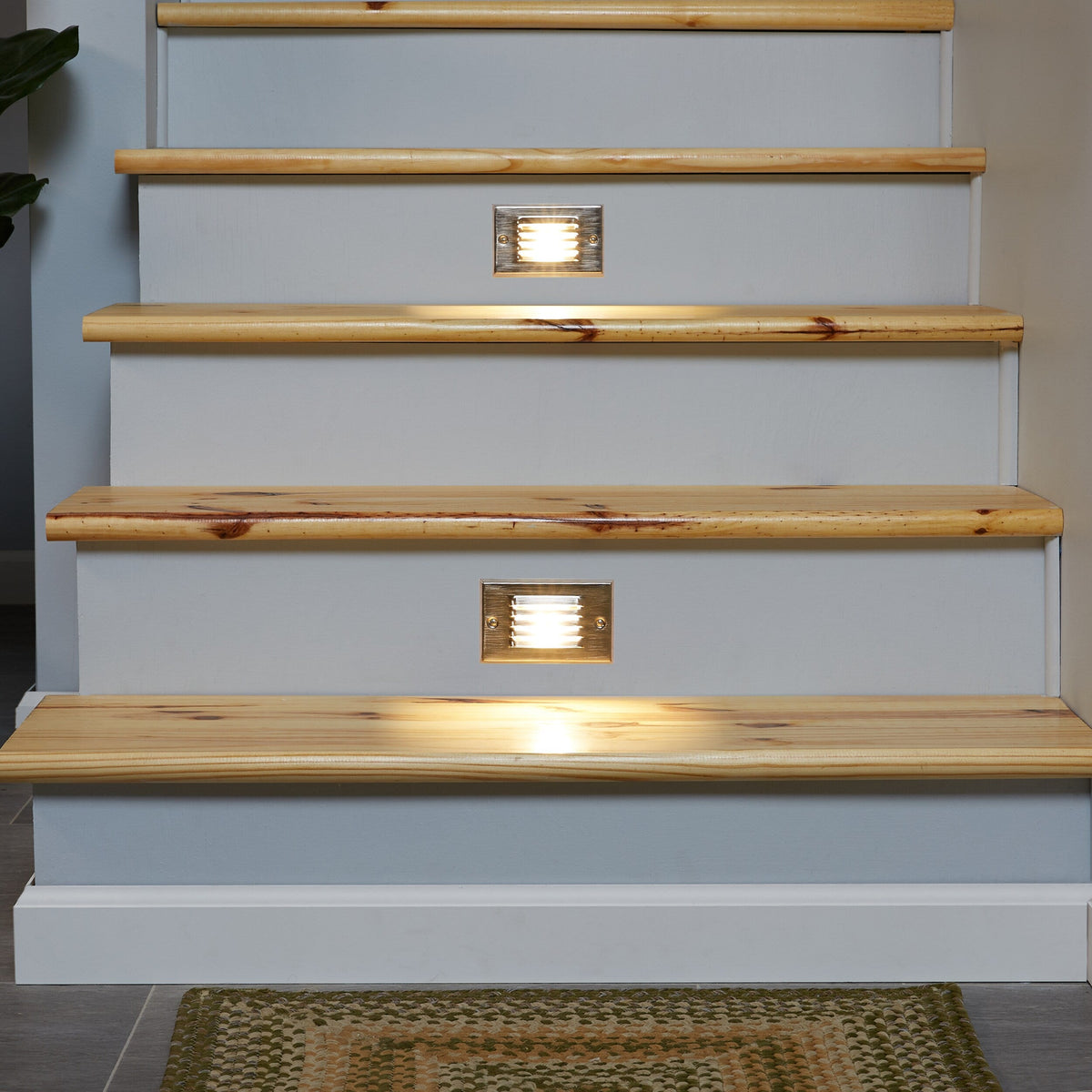Progress Lighting 4-Watt Brushed Nickel Hardwired LED Step Light
