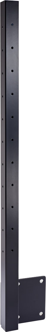 CityPost DecCorner Pvost 2-in x 0.08-in x 3-ft Black Deck Corner Post
