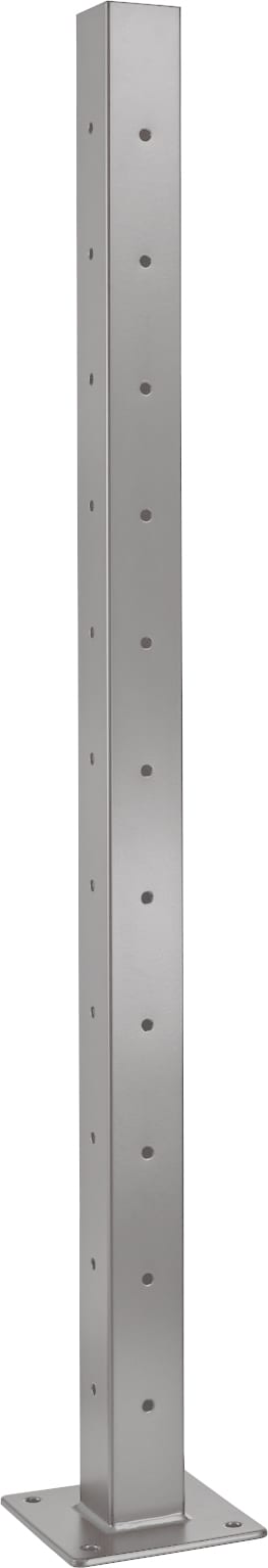 CityPost Deck Corner Post 2-in x 0.08-in x 3-ft Gray Deck Corner Post