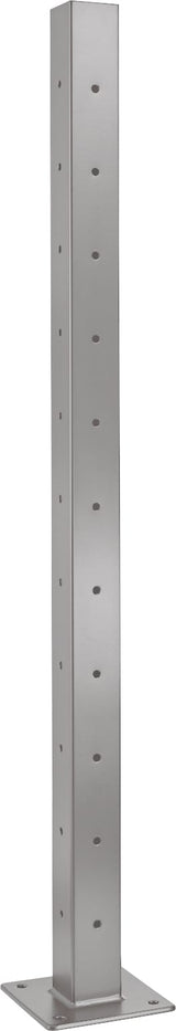 CityPost Deck Corner Post 2-in x 0.08-in x 3-1/2-ft Gray Deck Corner Post