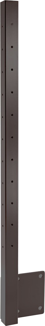 CityPost Deck Corner Post 2-in x 0.08-in x 3-ft Bronze Deck Corner Post