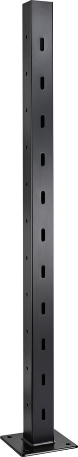 CityPost Deck to Stair Corner Post 2-in x 0.08-in x 3-ft Black Deck Corner Post