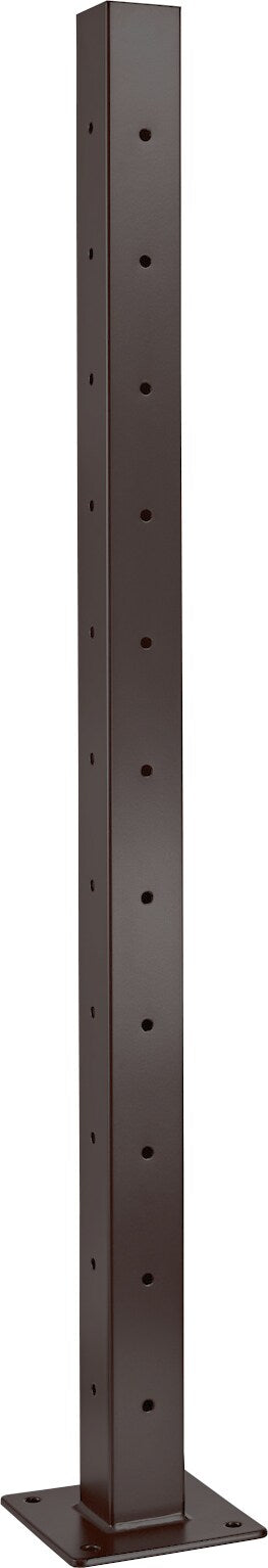 CityPost Deck Corner Post 2-in x 0.08-in x 3-ft Bronze Deck Corner Post